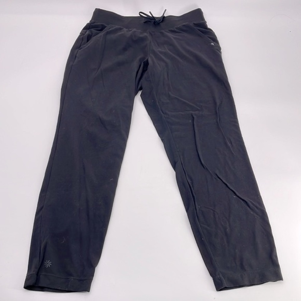 UEC Athleta black cropped joggers lightweight size small